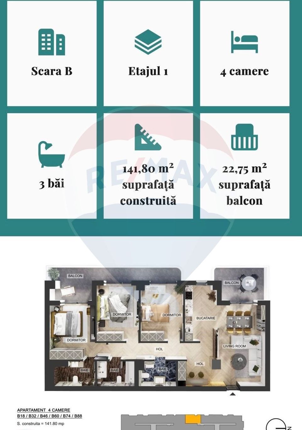 Apartament 4 camere de vanzare MyPlace North Pipera