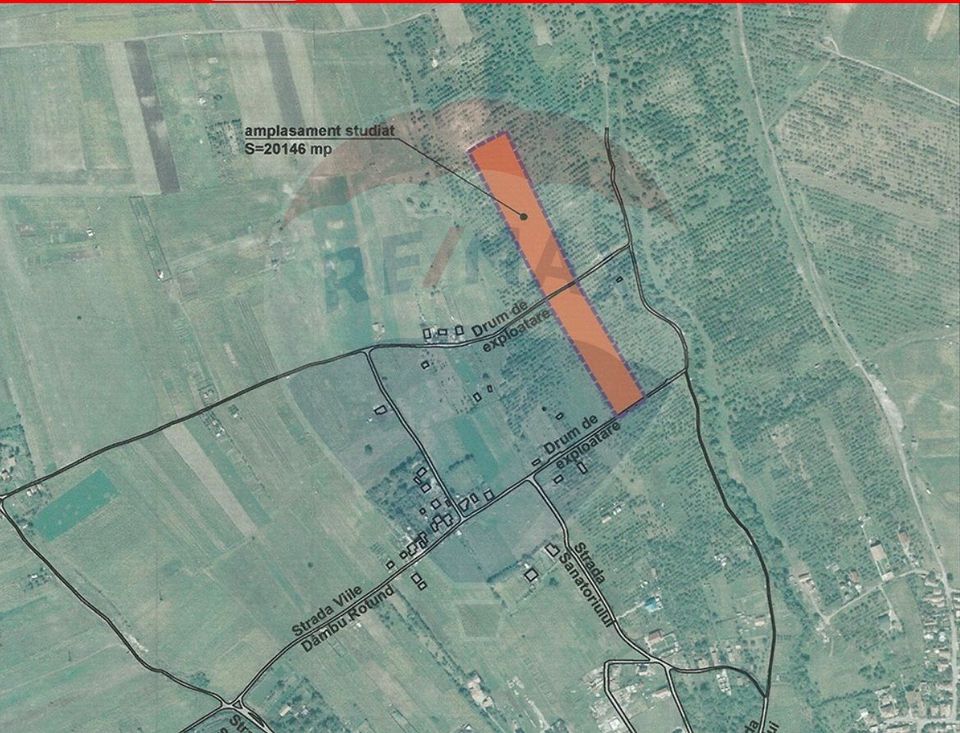 Teren 20.146 mp Dâmbu Rotund (Lomb).Extravilan.Potențial rezidențial