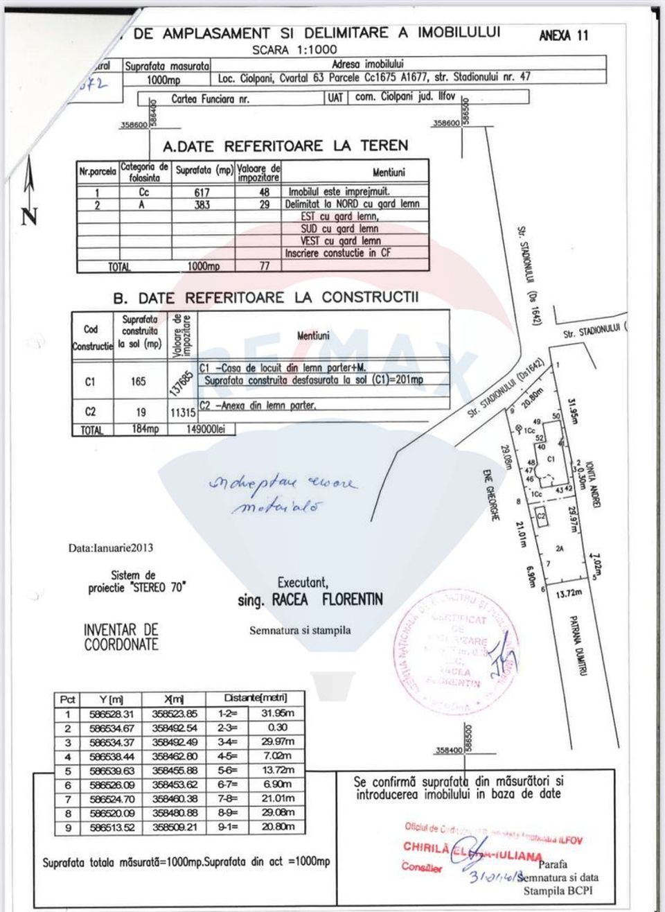 Casă individuală | Teren 1000 mp | 4 camere