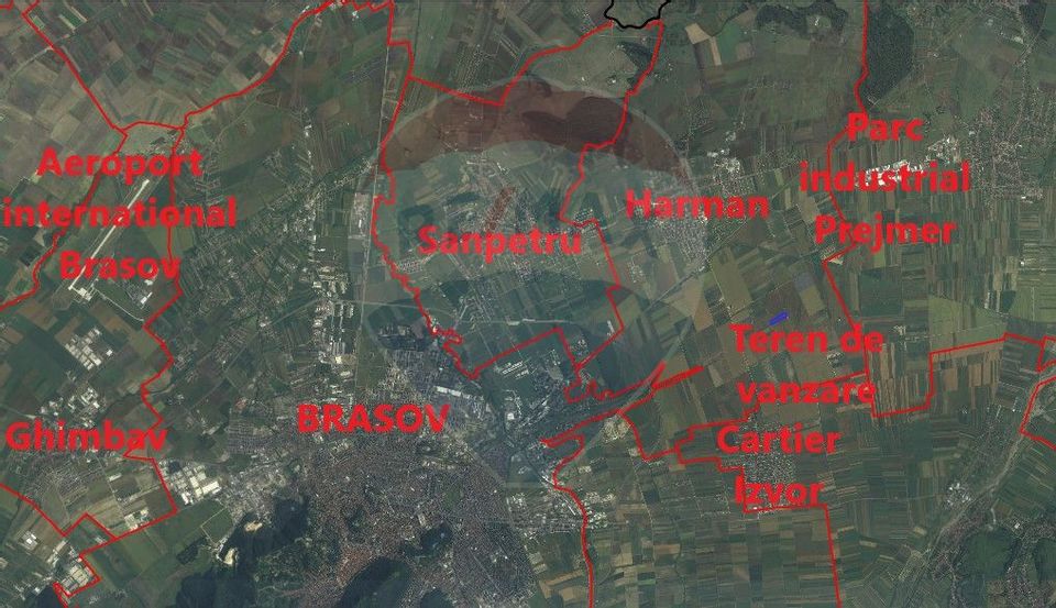 Teren Harman 29200mp pretabil dezvoltare industriala