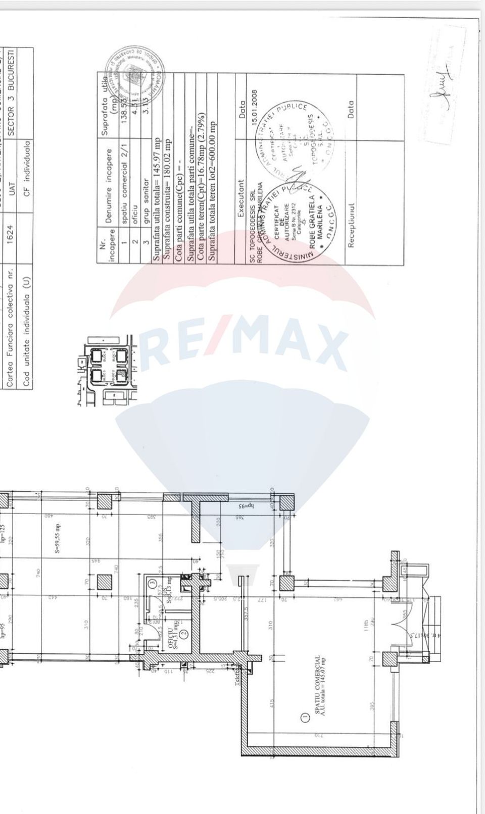 146sq.m Commercial Space for rent, Basarabia area