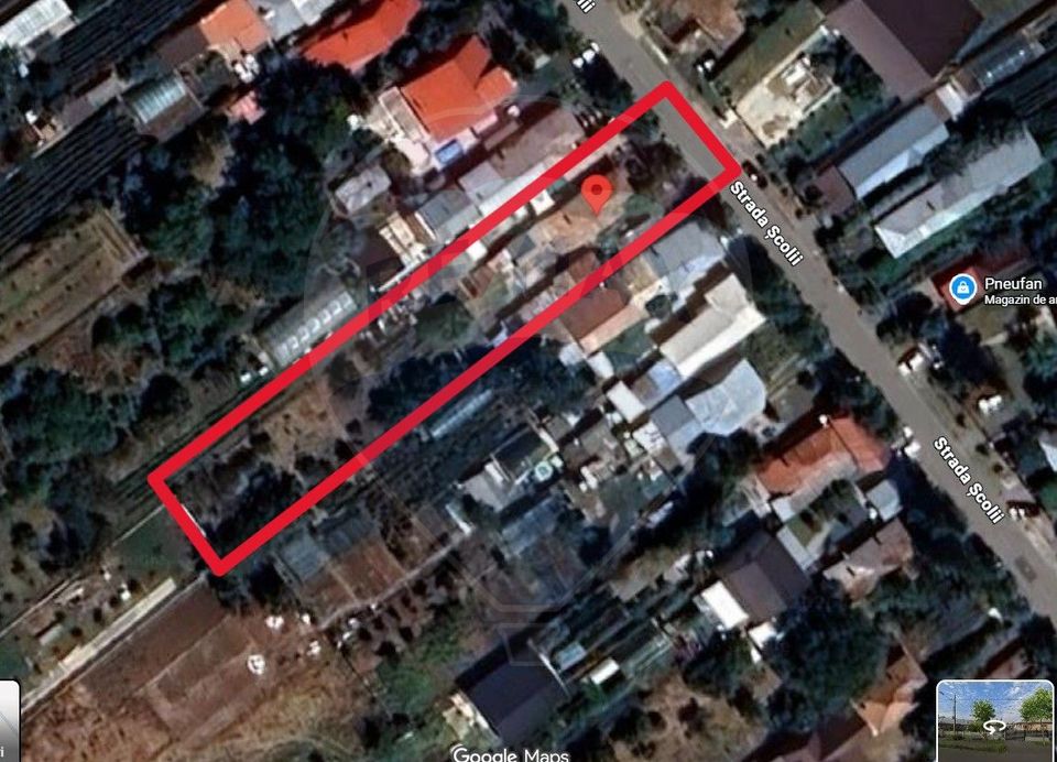 Teren intravilan 1,189mp Buftea - constructii si livada/ Strada Scolii