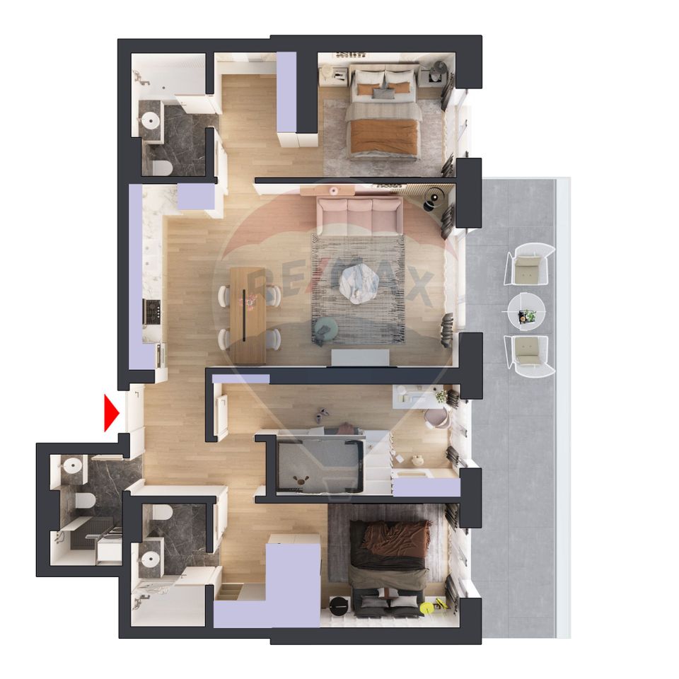 4 room Apartment for sale, Obor area