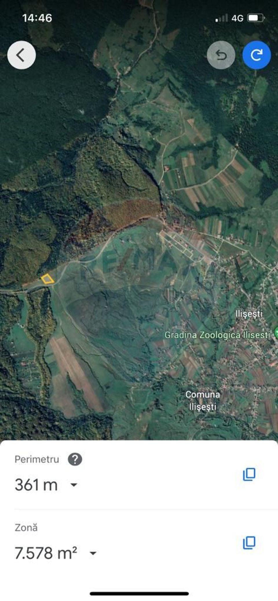 Teren Ilisesti  7000mp extravilan/ DN 17, Suceava