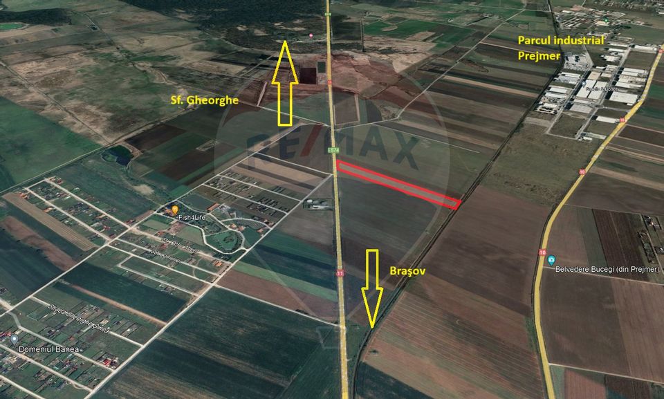 Teren intravilan, 20000 mp, Hărman, DN 11