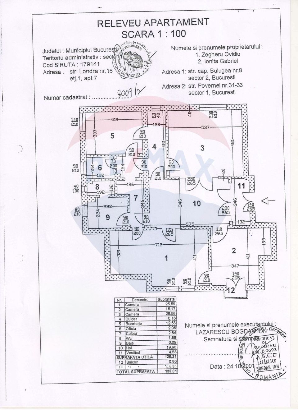4 room Apartment for rent, Dorobanti area