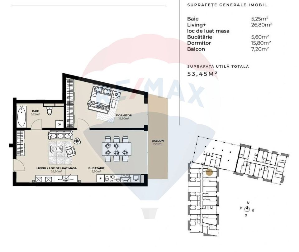 Apartament 2 camere I semifinisat I imobil nou I Cluj-Napoca