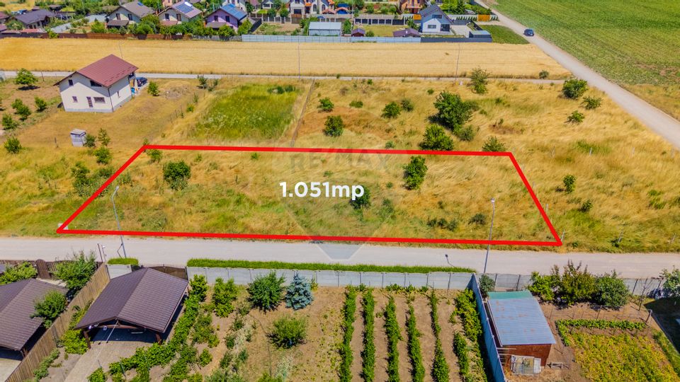 COMISION 0%  Teren 1,051mp/ Intravilan/Hărman