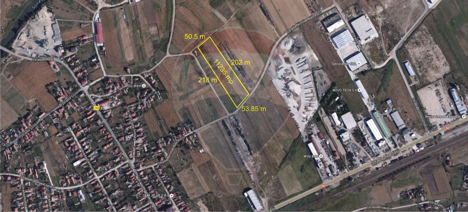 Land 11,264sqm Sannicoara / Strada Nicolae Balcescu