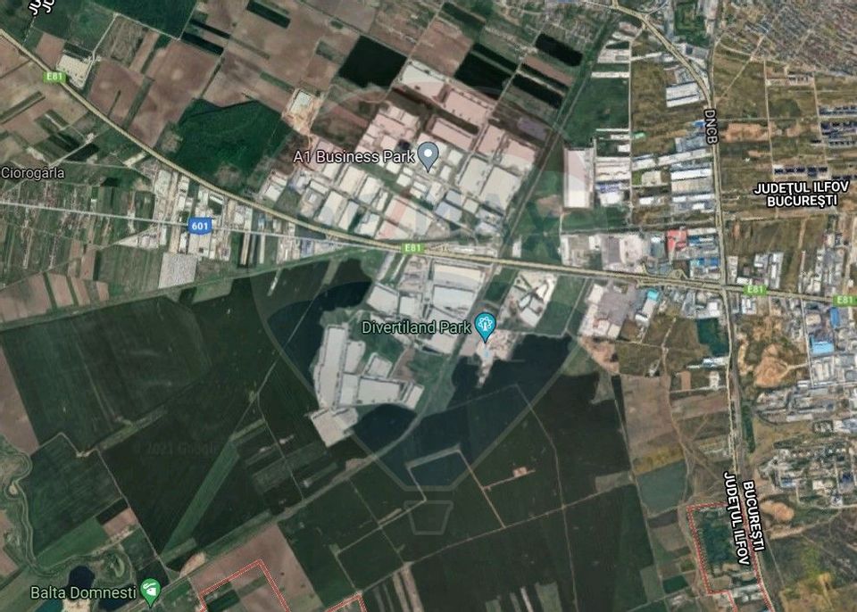 Teren pretabil dezvoltare logistica