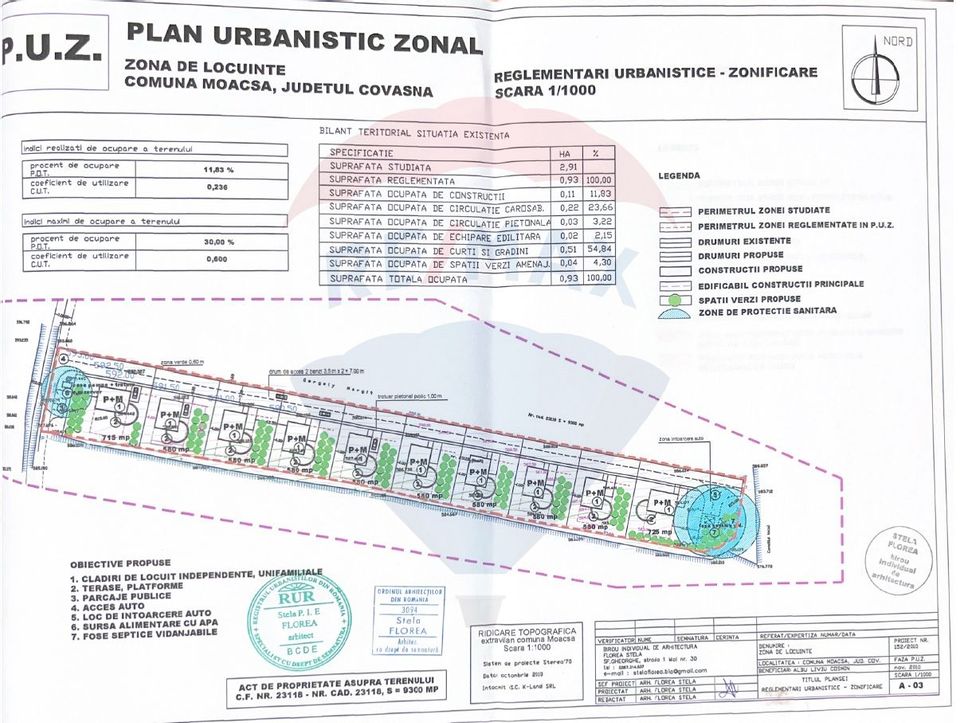 Loturi pentru case de locuit sau de vacanță, Lacul Pădureni, Moacșa