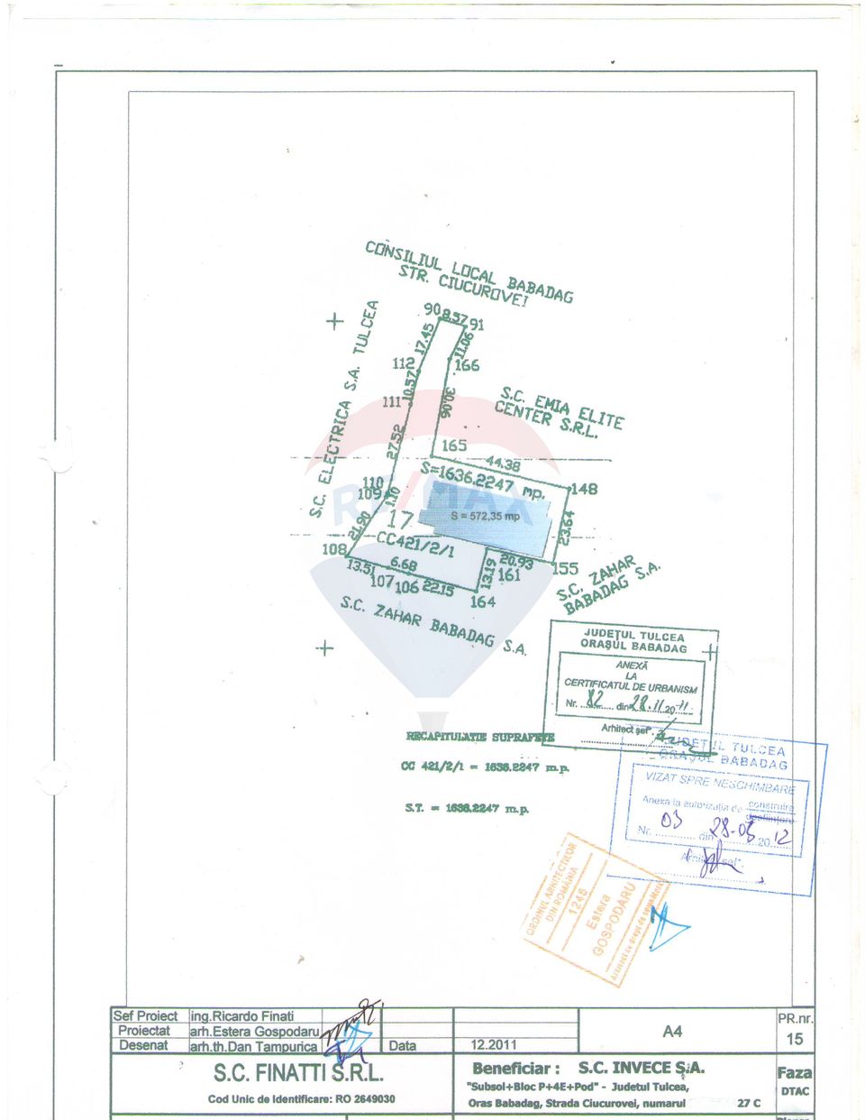 Investment opportunity / Block GF+4 for sale Babadag - Tulcea