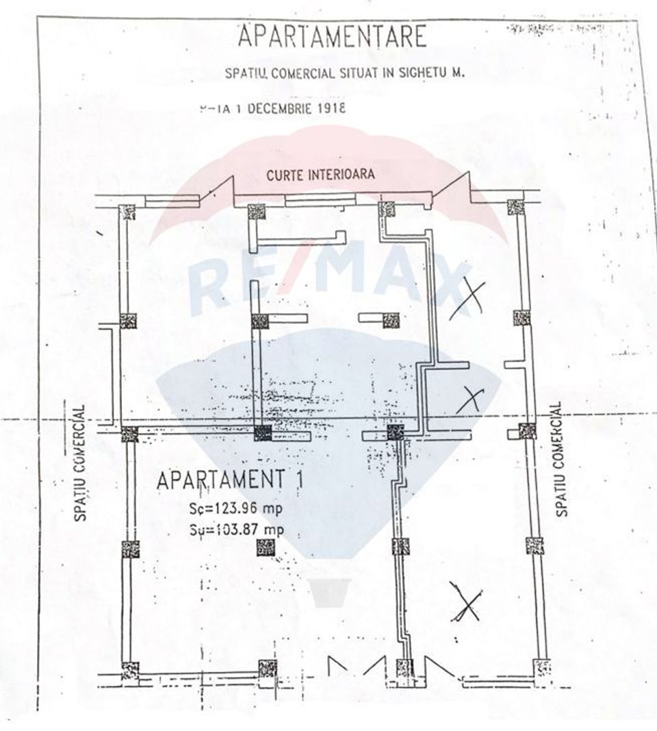 Spațiu comercial de 103.87mp de vânzare în zona Ultracentral