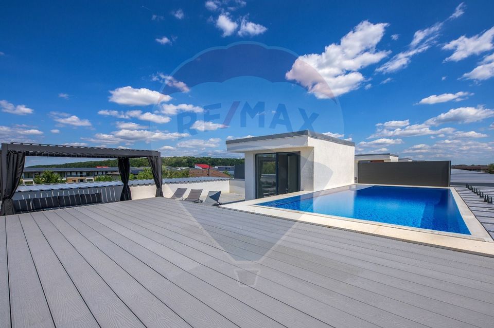 6-room smart villa with rooftop pool – for rent