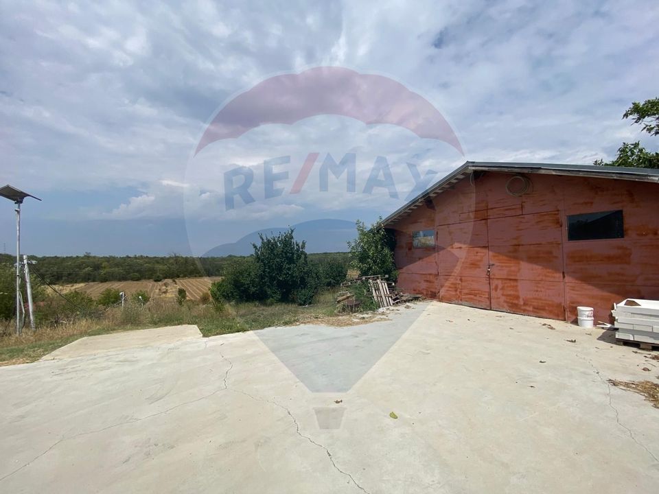 Teren cu hală, Bucsani, Crevedia / DN 61 (A1, A0) 40 Km de București