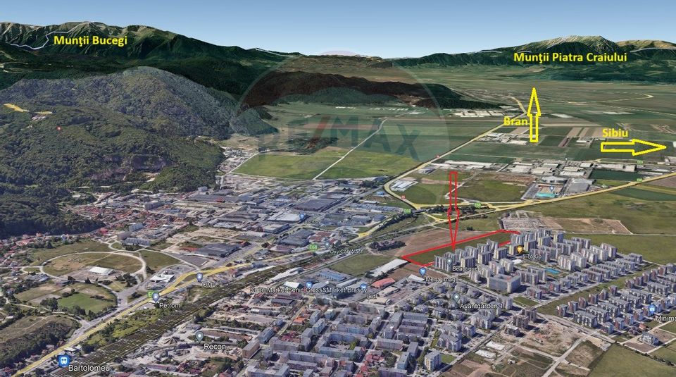 Land 33,088sqm Brasov / Strada Institutului