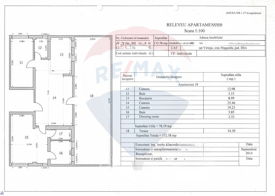 Apartament de 3 camere cu terasă generoasă în Complexul New Residence