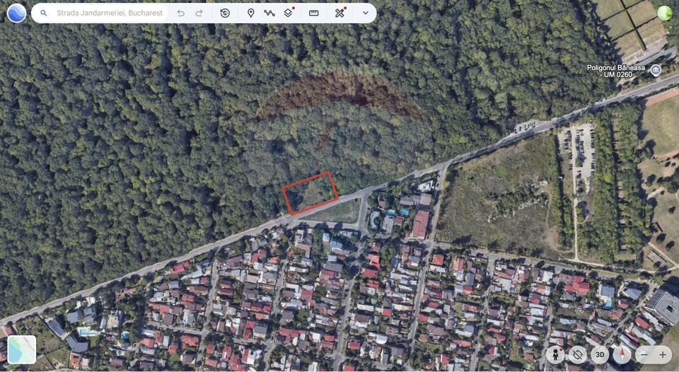 Teren de vanzare,  1,250mp Strada Jandarmerie, Baneasa