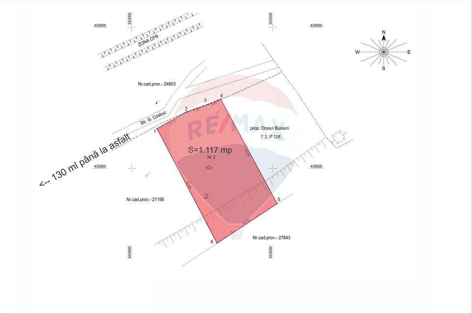 Teren intravilan cu vedere spectaculoasă spre Crucea Caraiman