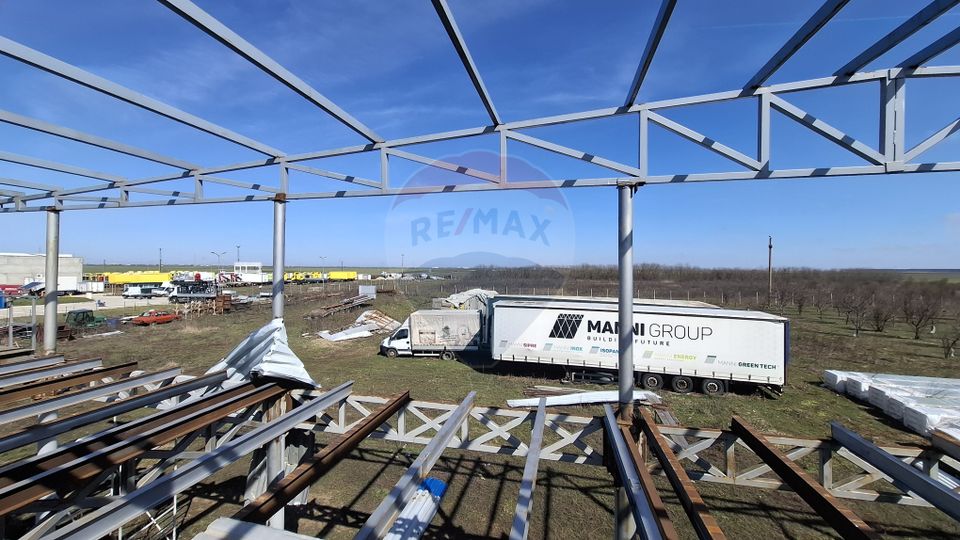 Teren 15.107mp, POT60% + Hală industrială | acces rapid A0