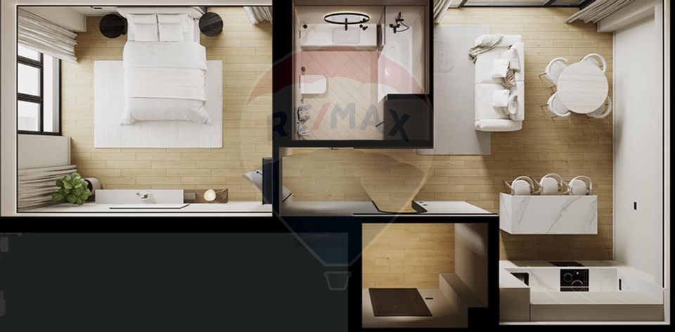 De Vânzare Studio în Complex Nou in Pipera cu Optiuni Parcare