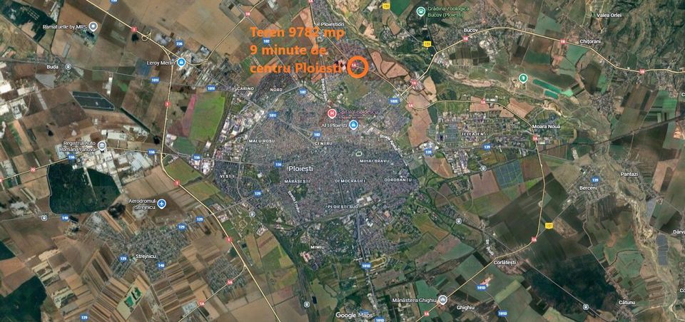 Teren de vanzare 9782mp Deschidere 27 m Tantareni Blejoi