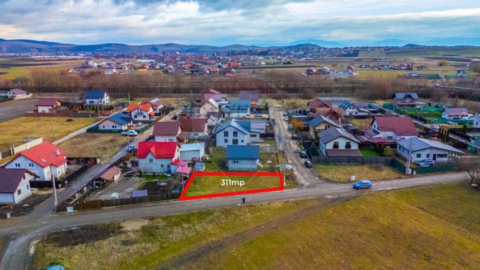 REZERVAT! Teren 311 mp/ Bod/Intravilan