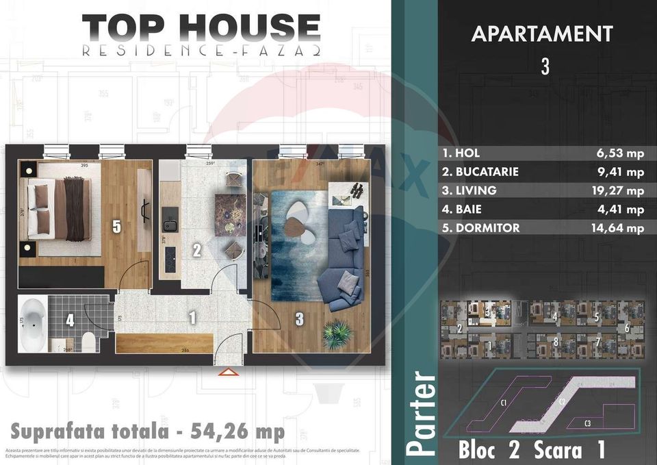 Vânzare apartament spațios 2 camere – Sector 4, Metalurgiei