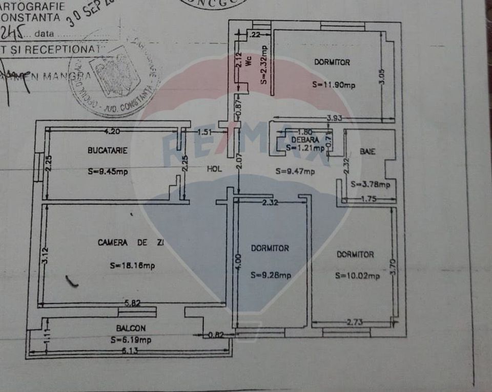 4 room Apartment for sale, Inel I area