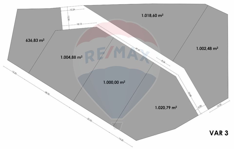 Land 1,000sqm Predelut / Strada Tarina