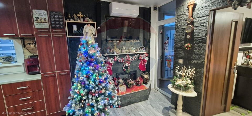 Apartament renovat recent cu 3 camere