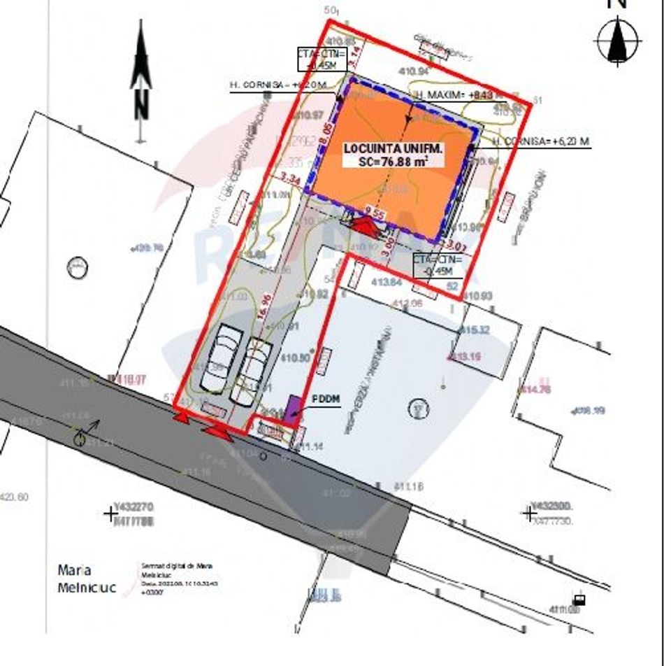 Casă cu 3 camere de vânzare în zona Turnisor