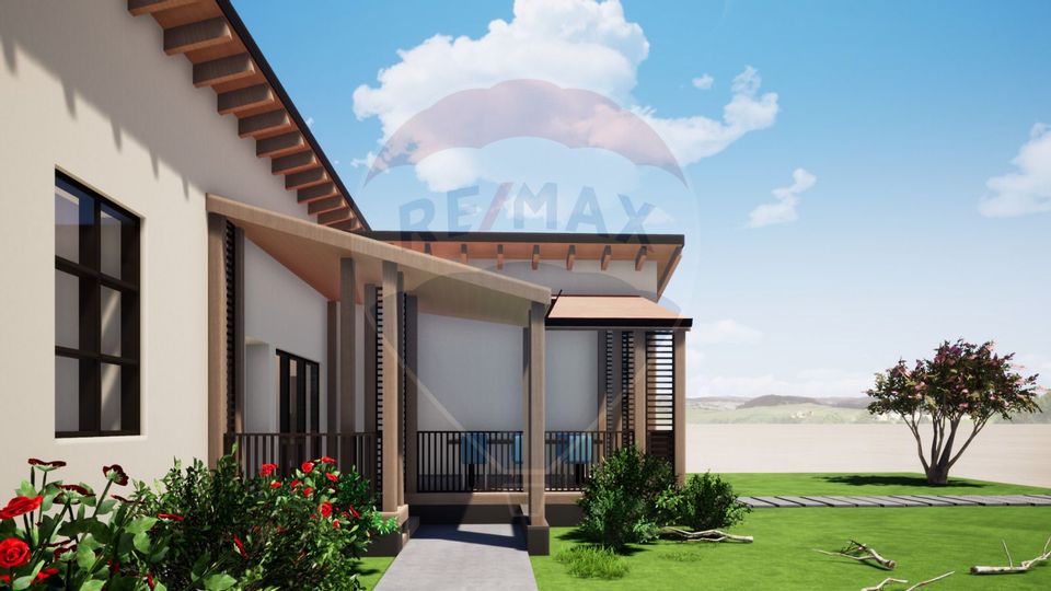 Teren Sacele- zona Kaufland, 500mp, cu proiect, AC, fundatie 150mp