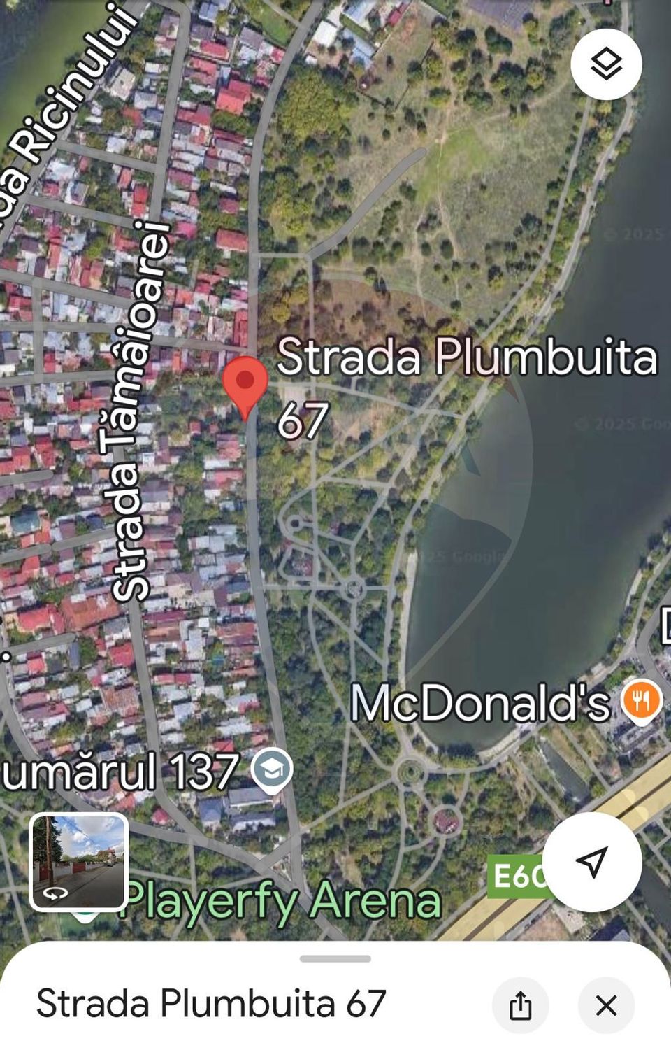 Land overlooking lake/park Plumbuita/Colentina