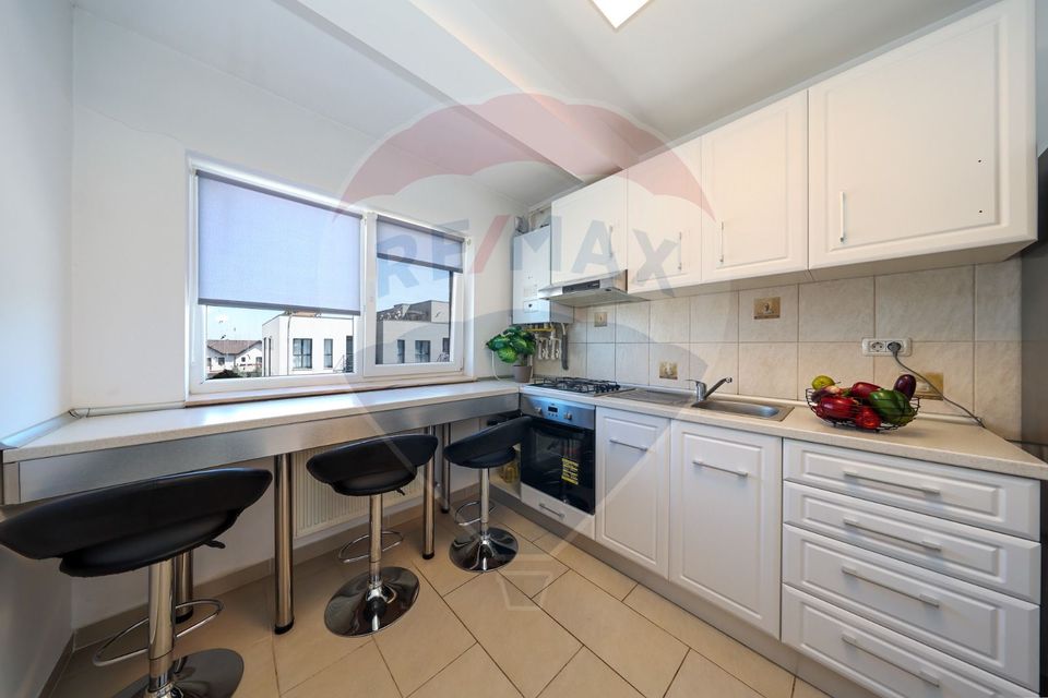 Penthouse 3 camere cu terasa, mobilat, loc parcare