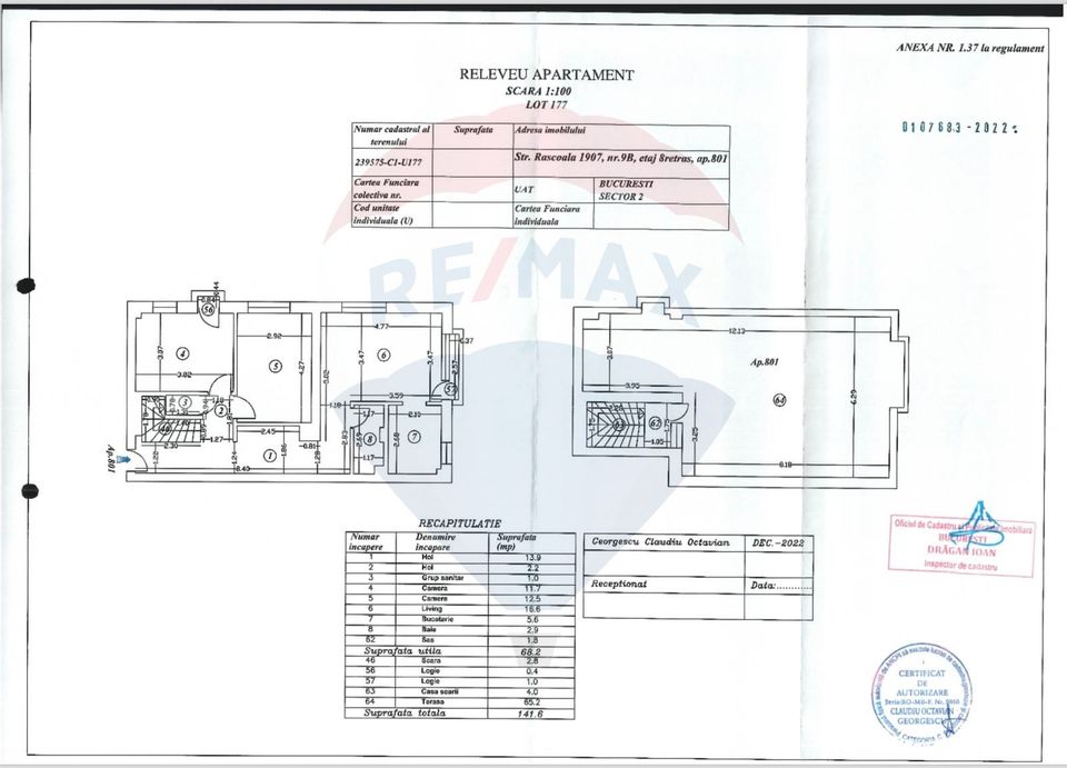 3 room Apartment for sale, Colentina area