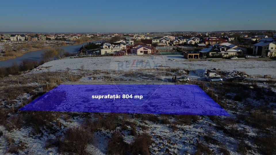 Teren intravilan Corbeanca – 804 mp, zona de nord a Bucurestiului