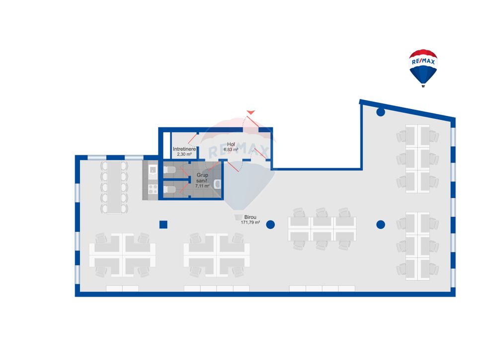 561sq.m Office Space for rent, Ultracentral area
