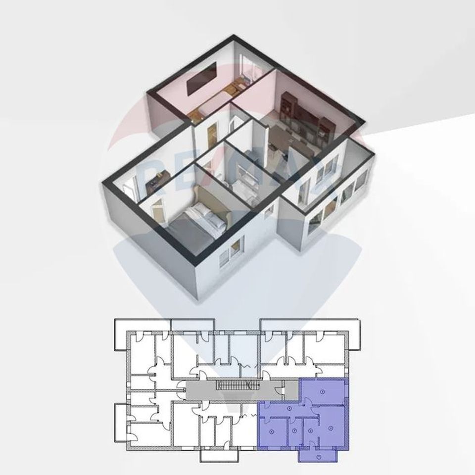 3 room Apartment for sale, Exterior Est area