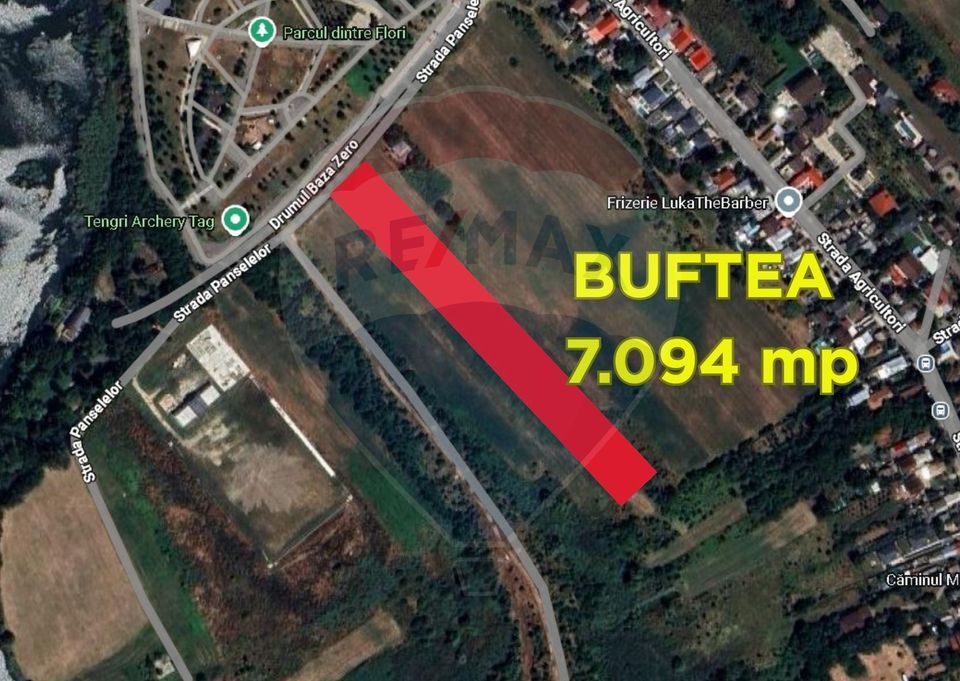 Land 7,094sqm Buftea / Strada Panselelor