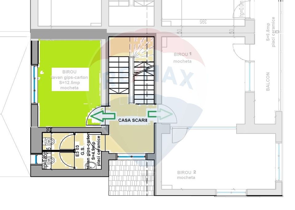 13sq.m Office Space for rent, Zorilor area