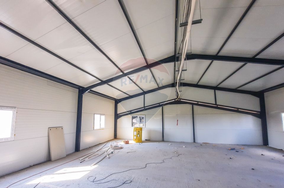 Industrial hall for sale 560sqm, land 1540sqm Balotesti Ilfov