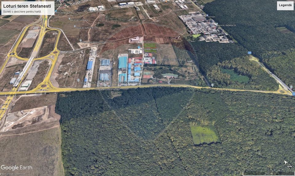 Land 5,800sqm Stefanestii de Jos / Strada Linia de centura