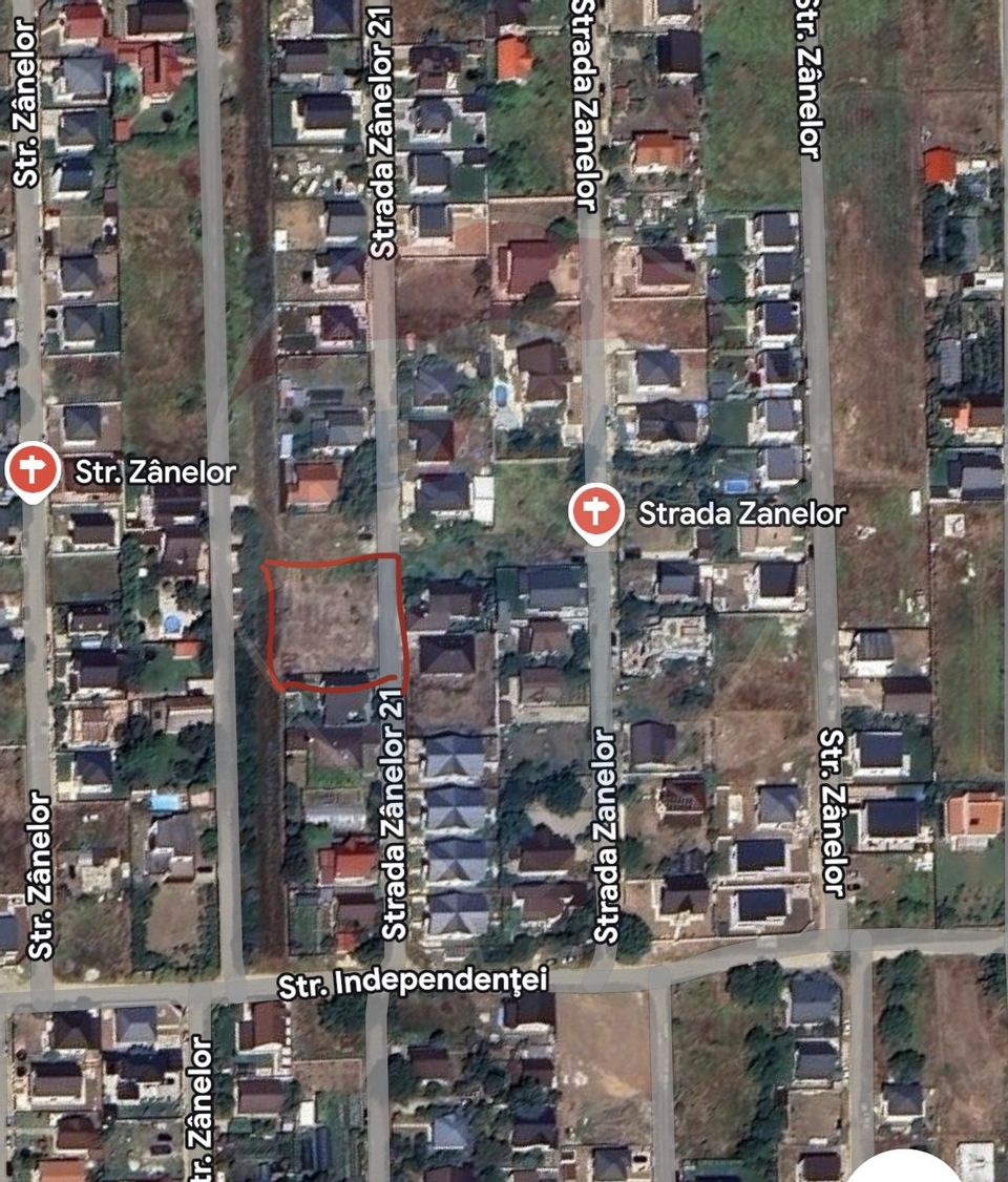 Teren intravilan de vânzare – Comuna Berceni, Strada Zânelor