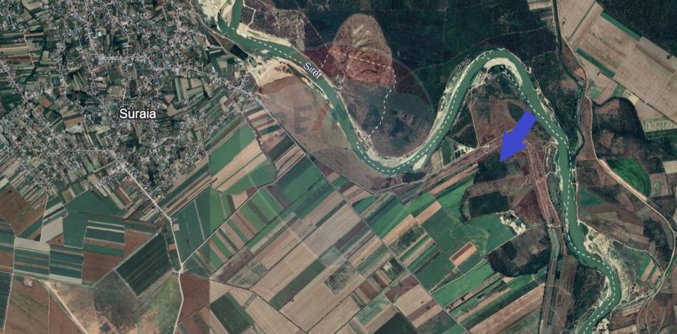 Teren / Padure 8ha Lunca Siretului.