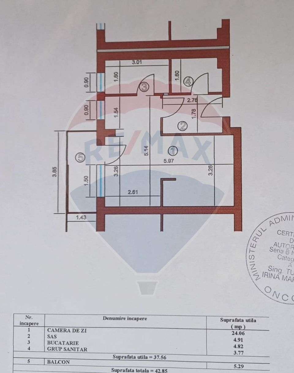 Garsoniera de vanzare în zona Valea Ialomitei