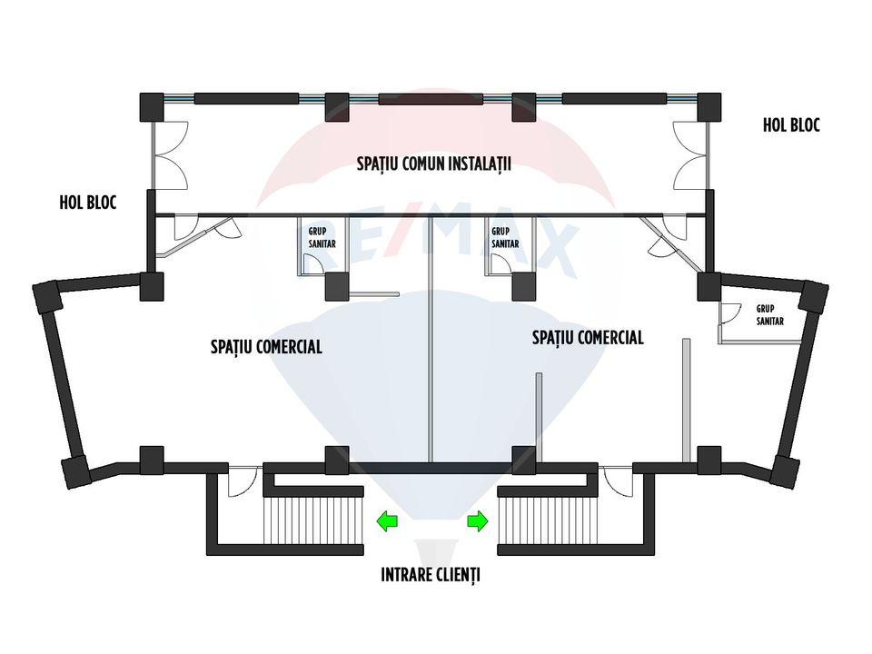 Spațiu comercial de vânzare - sensul giratoriu Mărăști