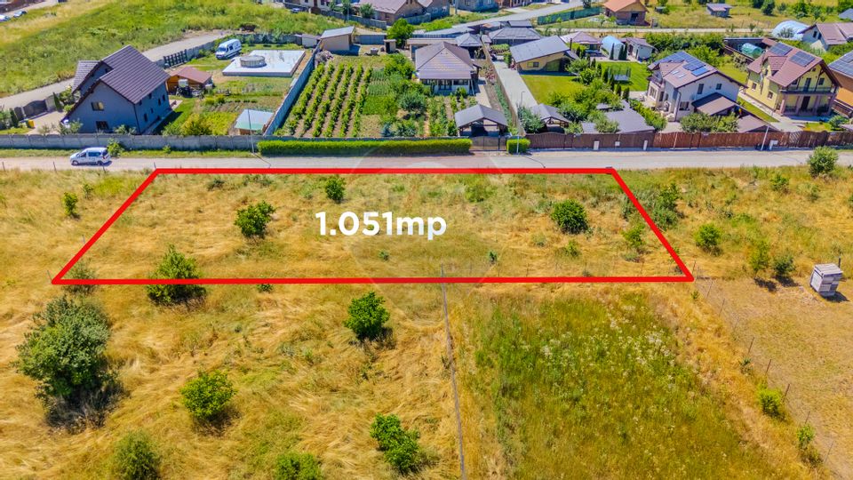 COMISION 0%  Teren 1,051mp/ Intravilan/Hărman