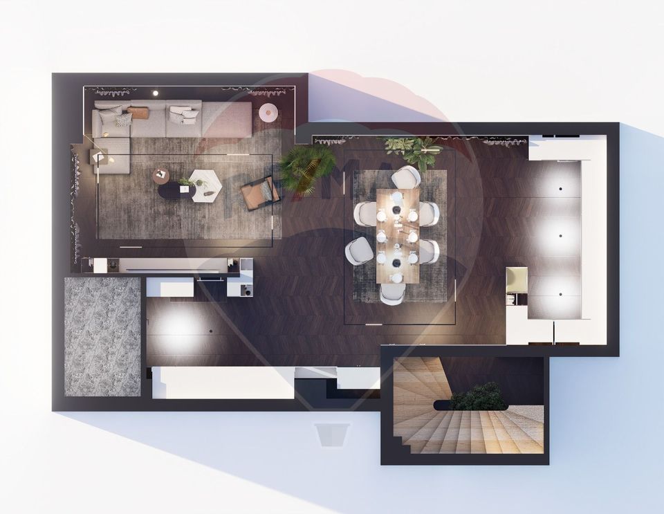 4 room Apartment for sale, Semicentral area