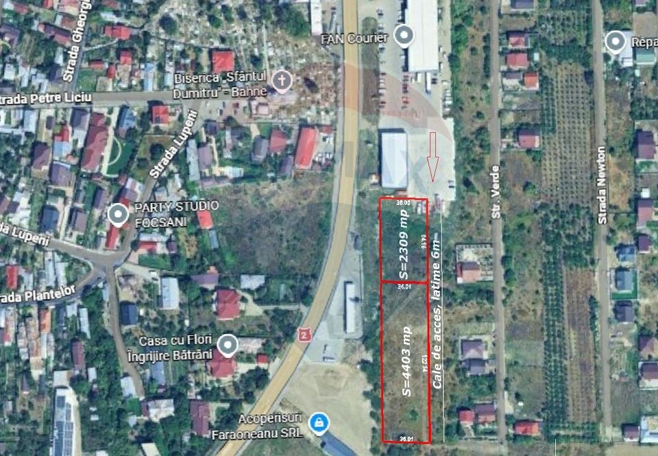 Teren intravilan 6712mp Focsani / FAN COURIER